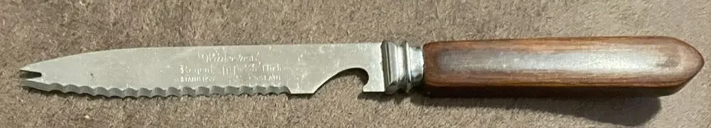 Rare Regent Sheffield Wavecrest 8.75” Cocktail Knife England Stainless St.